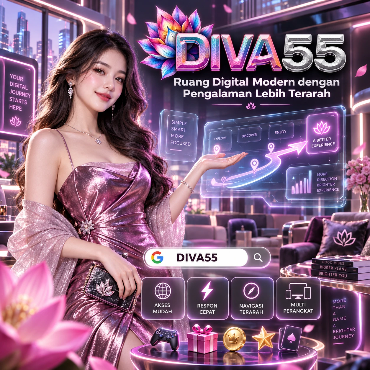 DIVA55: Ruang Digital Modern dengan Pengalaman Lebih Terarah